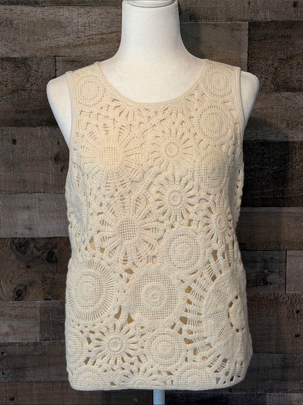 Maurices Sleeveless Crochet Top Size L
